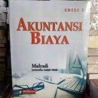Image of Akuntansi Biaya Edisi 5