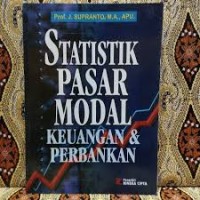 Image of Statistik pasar modal Keuangan & Perbankan